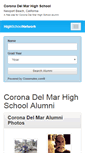 Mobile Screenshot of coronadelmarhighschool.org